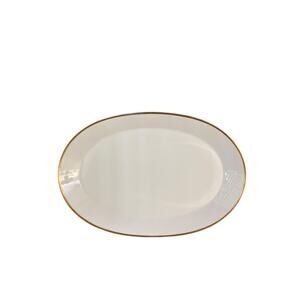 Vintage 1970 Hutschenreuther Noblesse 17" Serving Platter – Gold Trim